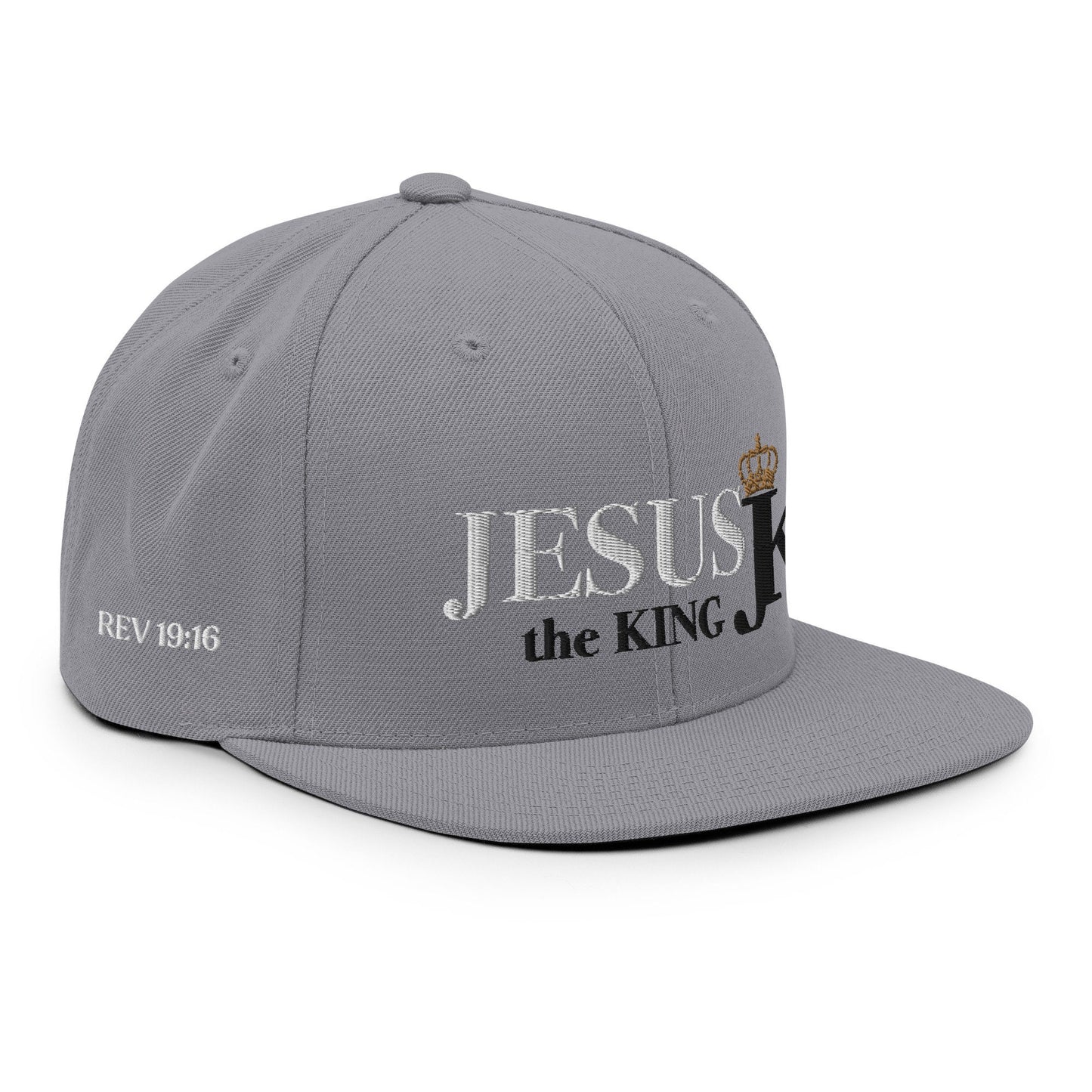 Jesus the King Snapback Hat, King Jesus Hat, Jesus King Cap, JK Snapback hat, Jesus King Hat
