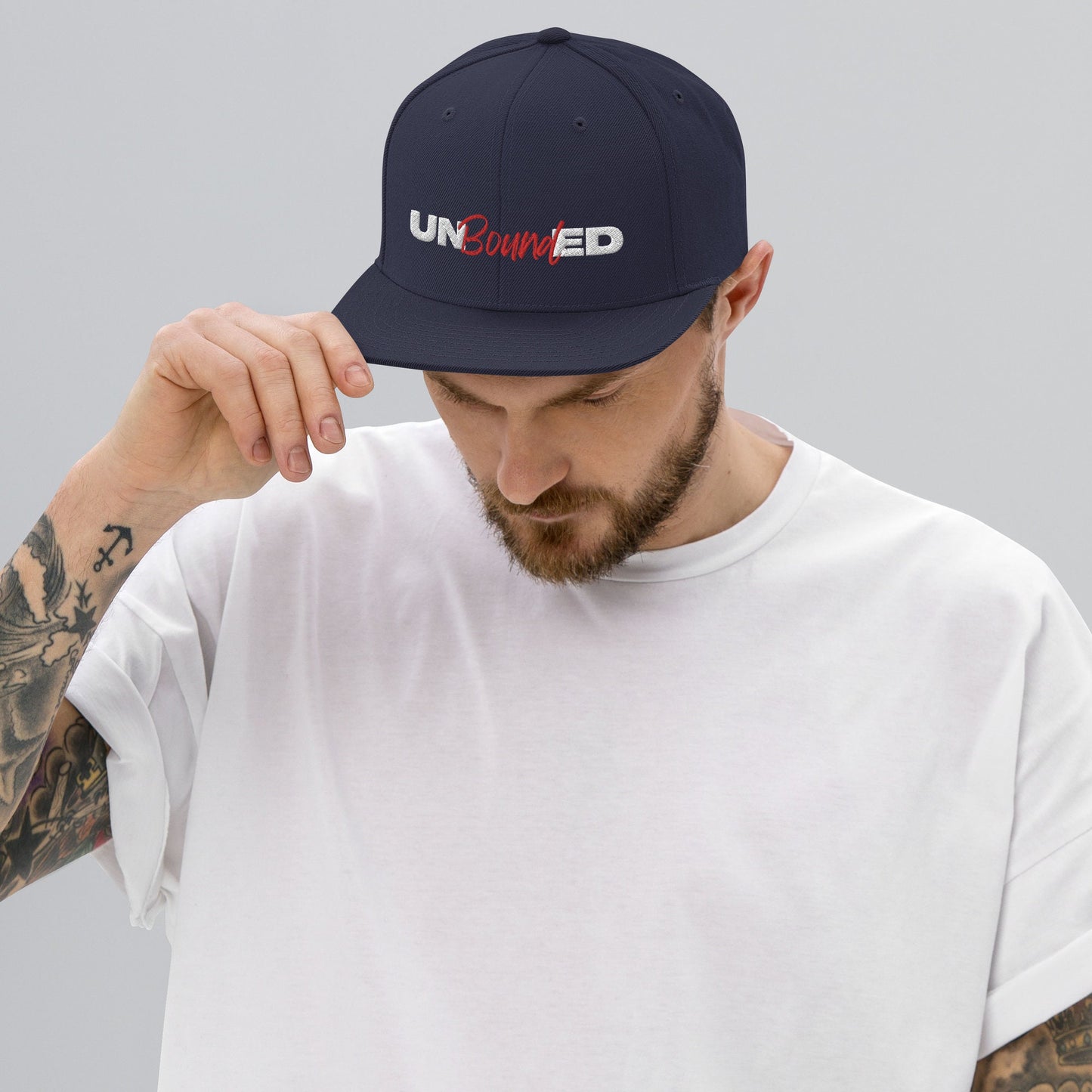 UNBoundED Snapback Hat | Christian Apparel | Scripture Hat | Inspirational Apparel | Motivational Apparel | Christian Hat | God Snapback Hat