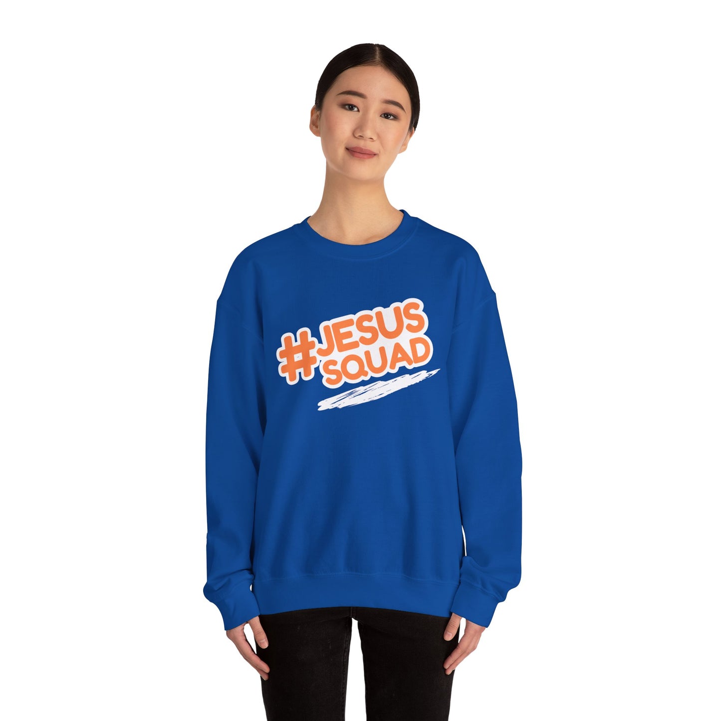 Jesus Squad Christian Sweatshirt, Religious Gifts, Unisex Jumper, Cozy Crewneck, Christian Apparel, Religious Clothing