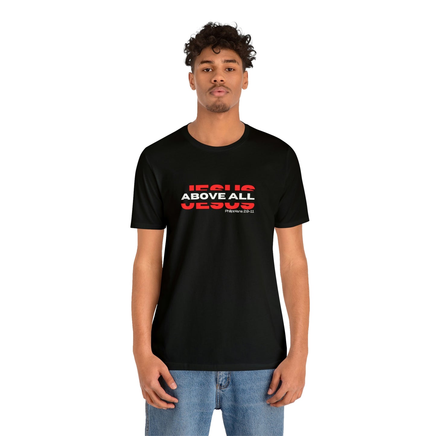 Jesus Above All Shirt | Jesus Shirt | Name Above all | Christian Apparel | Jesus Name Above Shirt | Jesus Above All Name (Black)