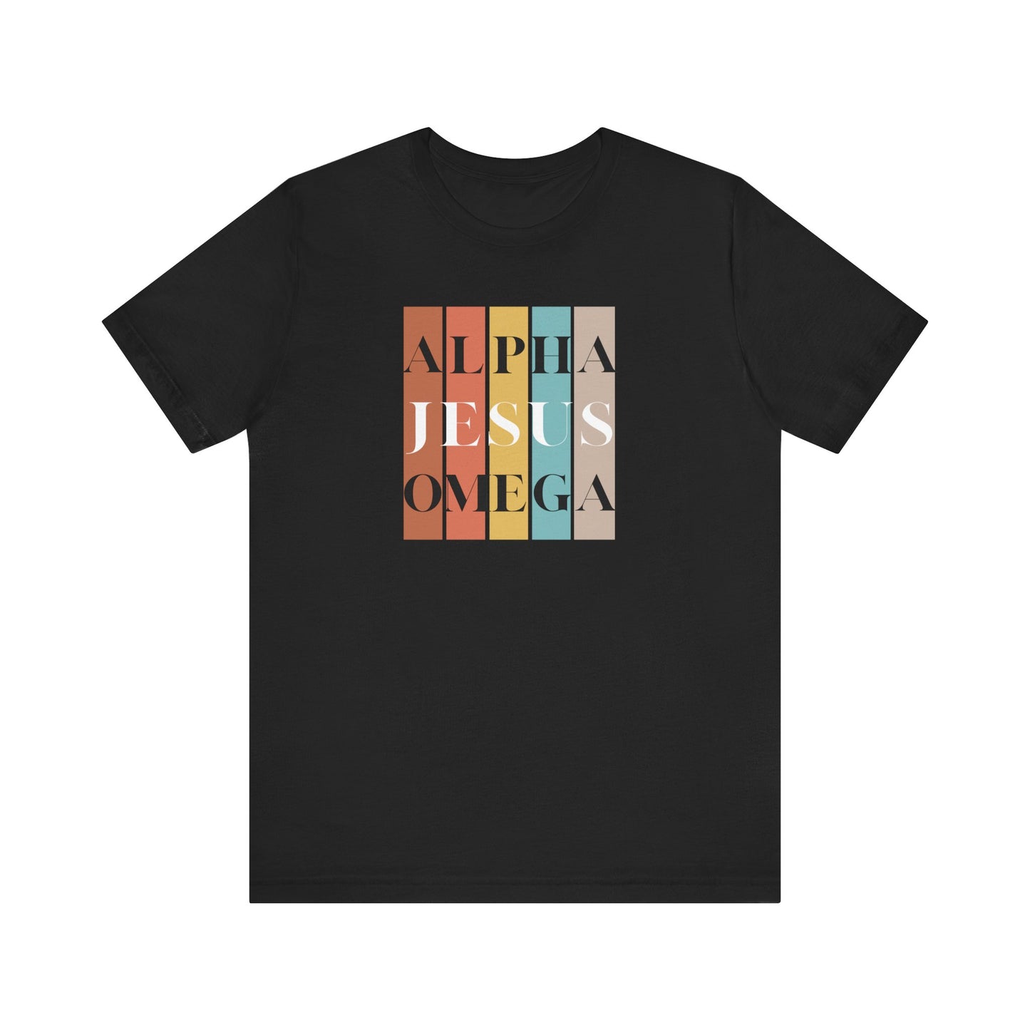 Alpha Omega Jesus Unisex Jersey Short Sleeve Tee