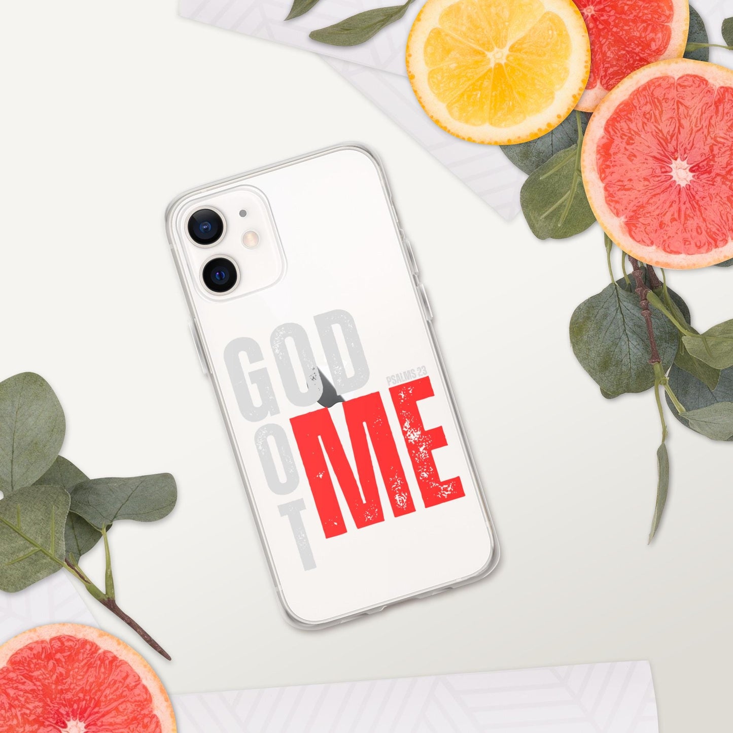 GOD GOT ME - Psalm 23 Clear Case for iPhone, God with Me Case, Designer phone case