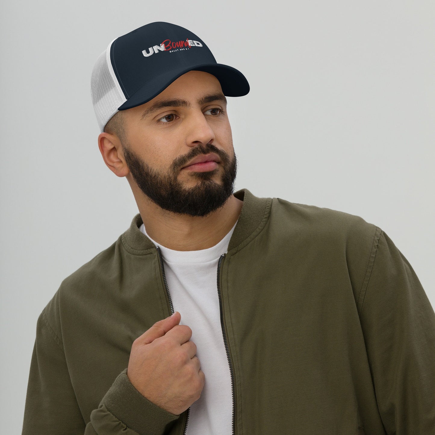 UNBoundED Trucker Cap | Christian Apparel | Scripture Hat | Inspirational Apparel | Motivational Apparel | Christian Hat | God Trucker Cap