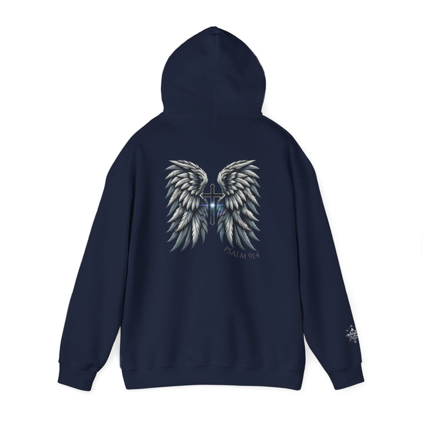 Christian Faith Hooded Sweatshirt, Trust Angels Design, Spiritual Gift, Unisex Clothing, Perfect for Church and Holidays