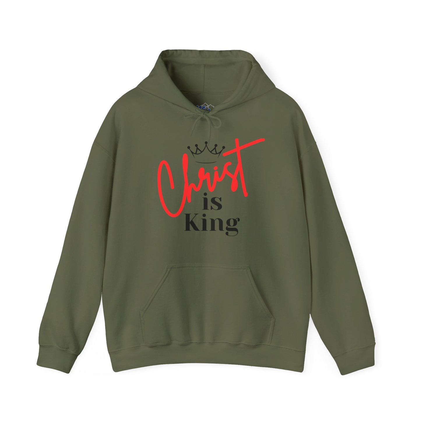 CHRIST IS KING Unisex Hoodie Sweatshirt, Heavy Blend Pullover, Gift for Him/Her, Cozy Winter Apparel, Religious Clothing, Christmas Present