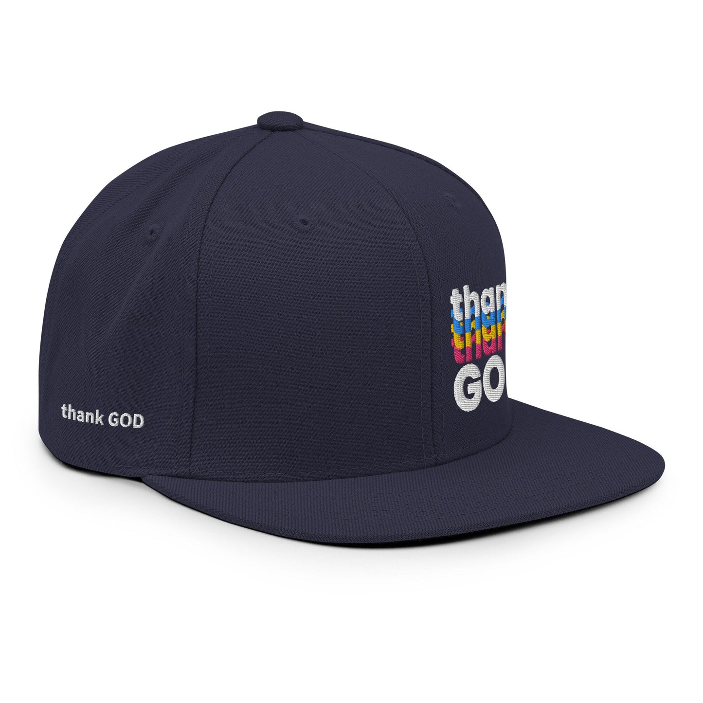 Thank God Hat, Thankful Hat, Christian Apparel, Thank God Snapcap, Thank God Snapback Hat