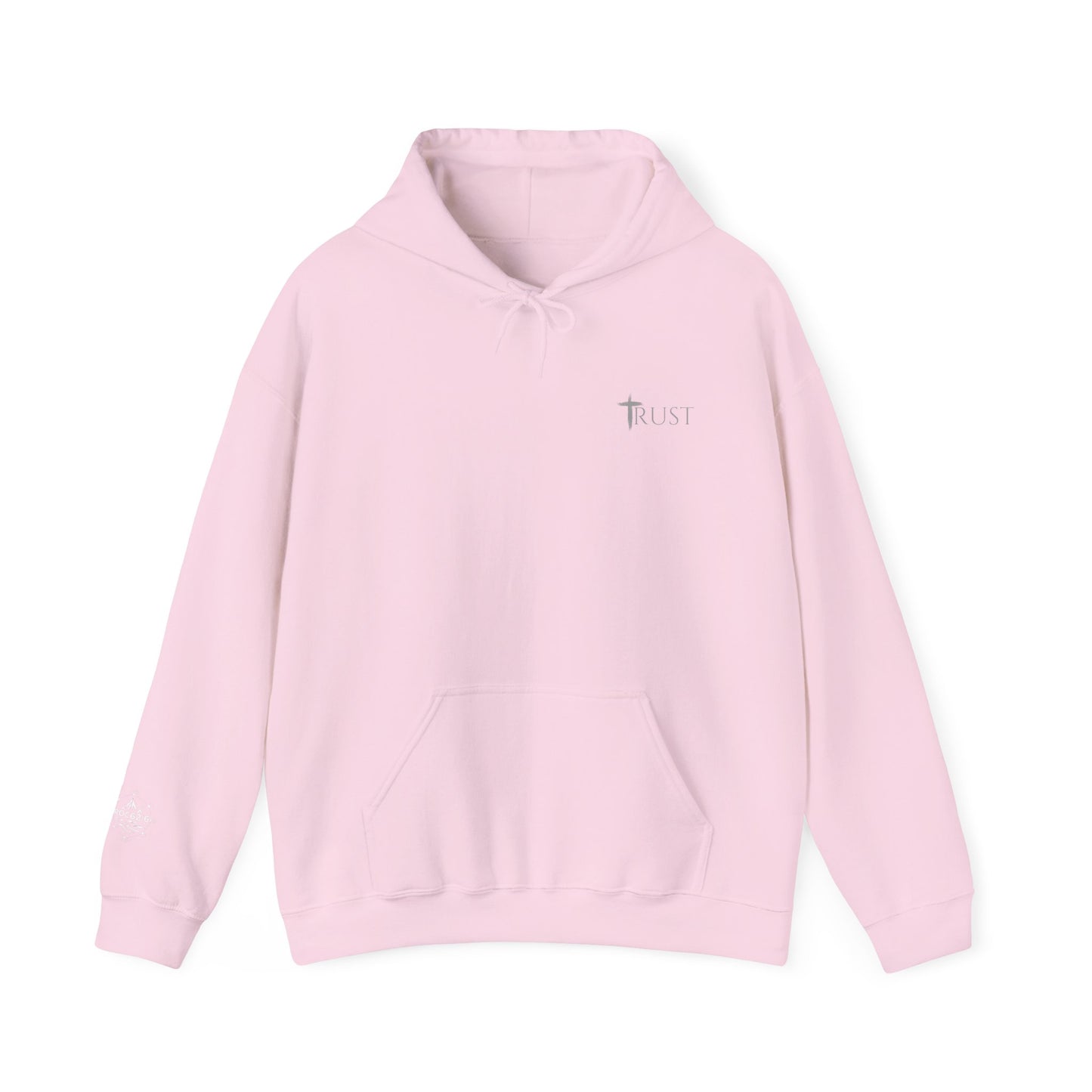 Christian Faith Hooded Sweatshirt, Trust Angels Design, Spiritual Gift, Unisex Clothing, Perfect for Church and Holidays