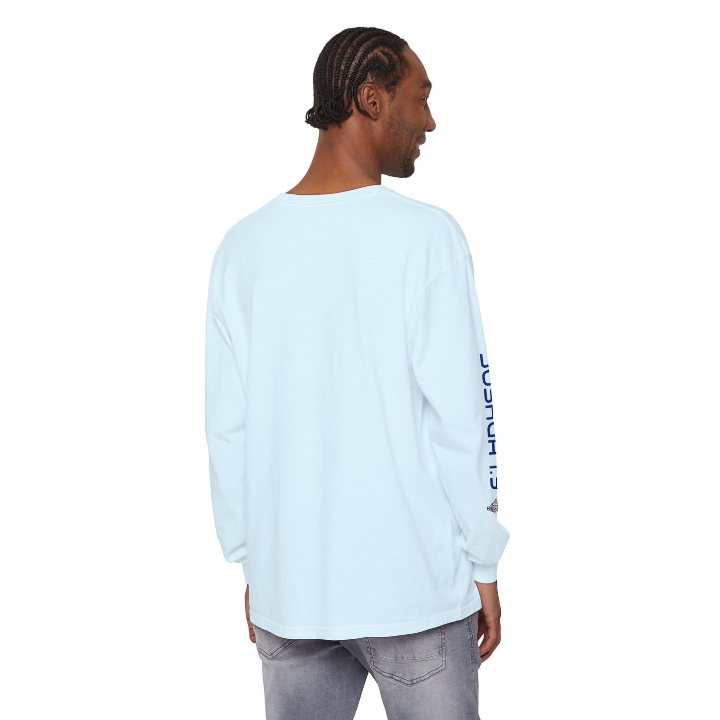 Man of God Graphic Long Sleeve Shirt | Christian Faith Message