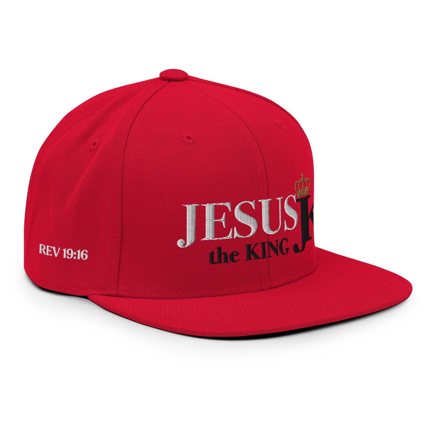 Jesus the King Snapback Hat, King Jesus Hat, Jesus King Cap, JK Snapback hat, Jesus King Hat
