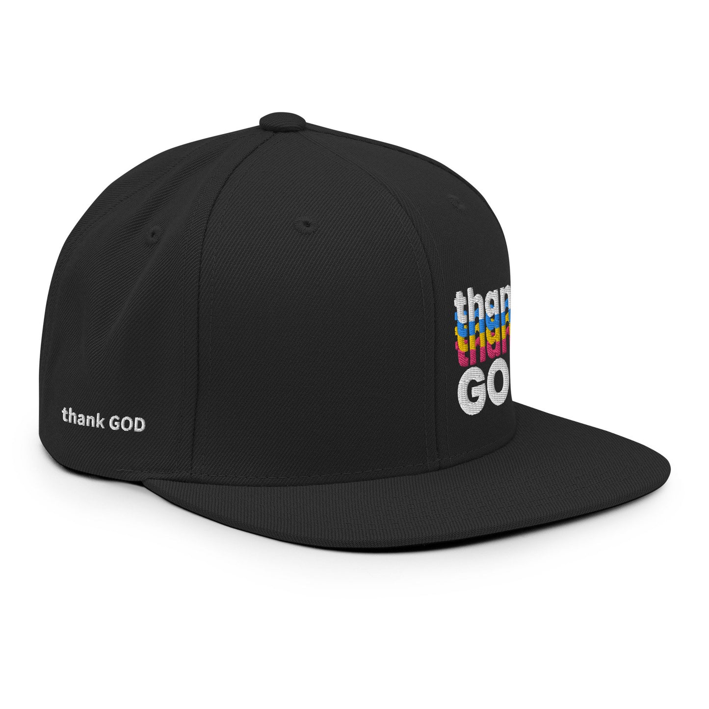 Thank God Hat, Thankful Hat, Christian Apparel, Thank God Snapcap, Thank God Snapback Hat