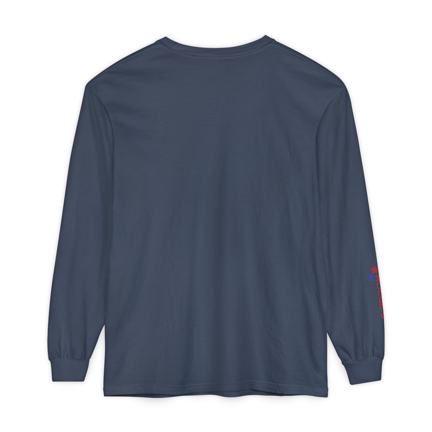 American Flag Mountain ROC626 Long Sleeve Shirt | Patriotic Outdoor Tee