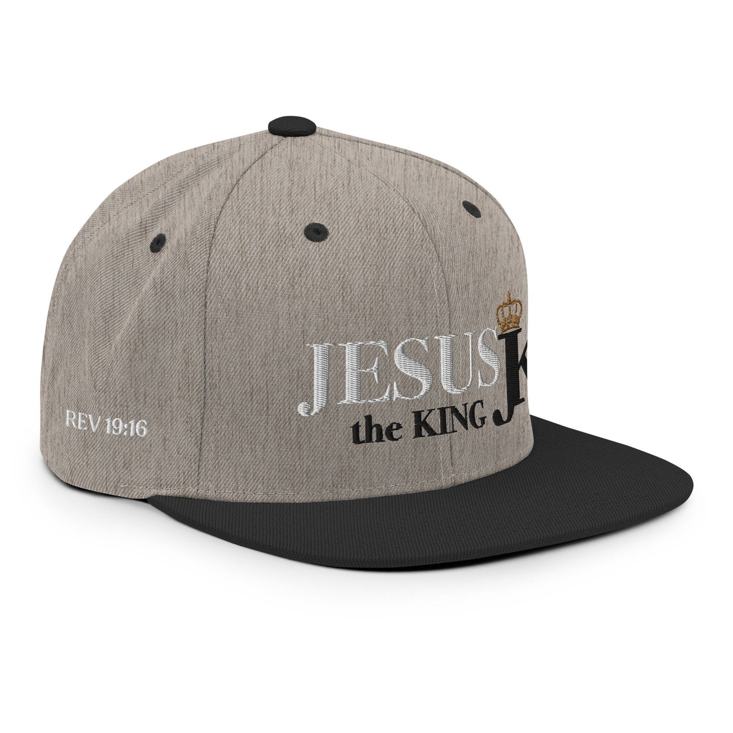 Jesus the King Snapback Hat, King Jesus Hat, Jesus King Cap, JK Snapback hat, Jesus King Hat