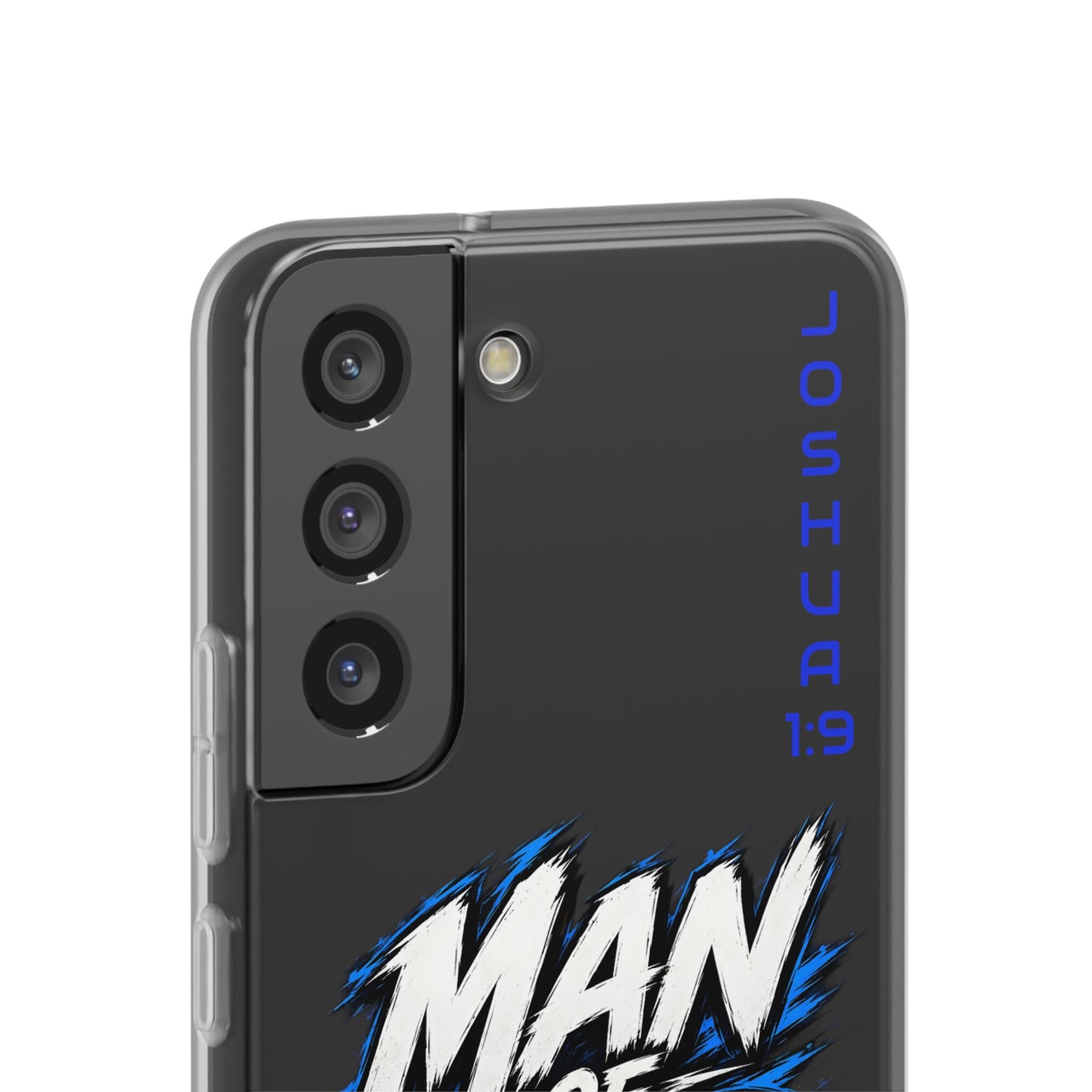 Man of God Phone Case — Joshua 1:9 Flexi Case