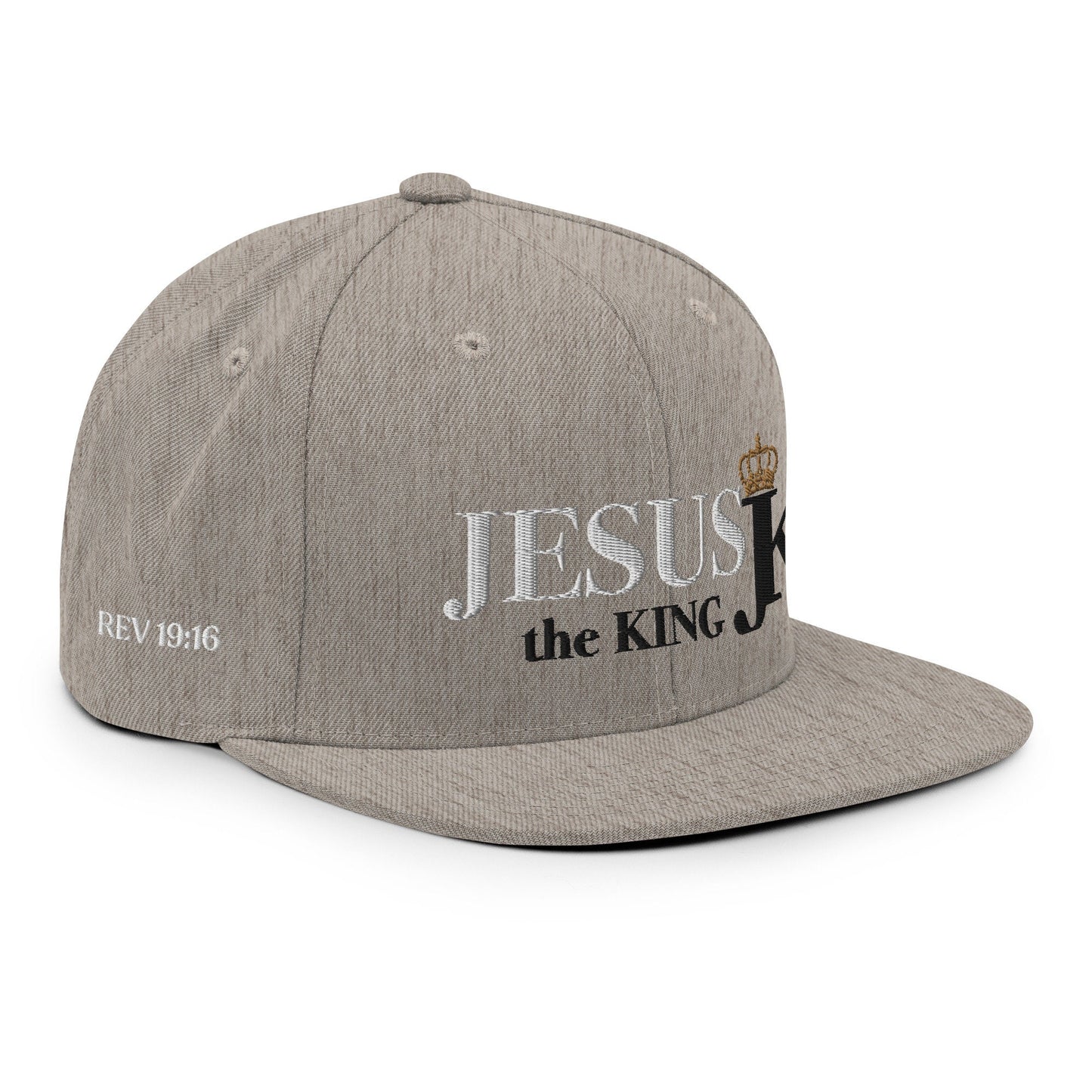 Jesus the King Snapback Hat, King Jesus Hat, Jesus King Cap, JK Snapback hat, Jesus King Hat