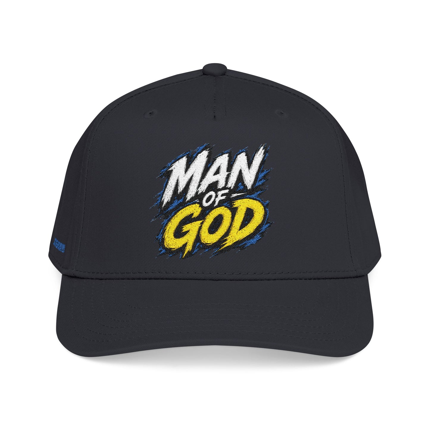 Man of God graphic Mid Profile Baseball Cap | faith scripture hat