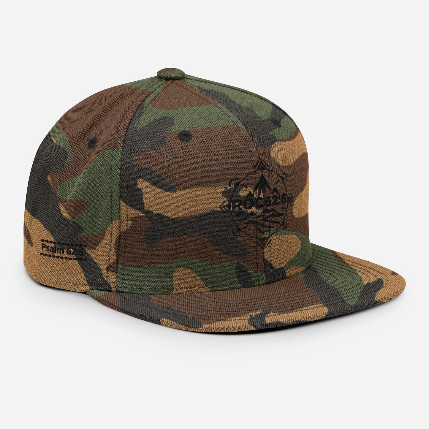 ROC626 Black Emblem Snapback Hat Merch