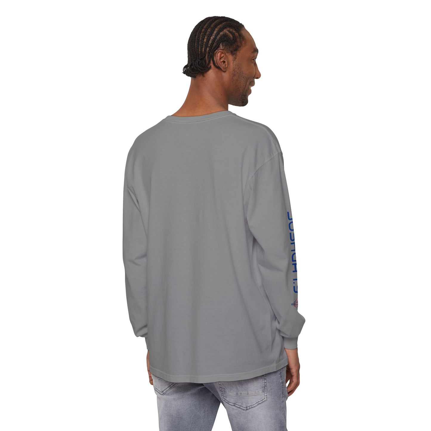 Man of God Graphic Long Sleeve Shirt | Christian Faith Message