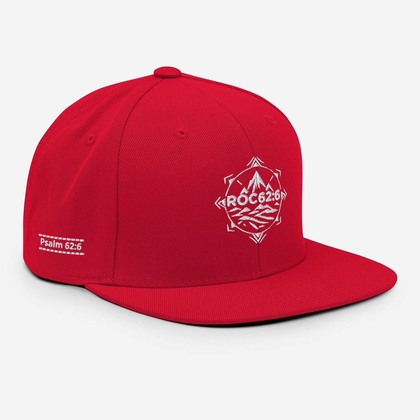 ROC62:6 White Emblem Snapback Hat Merch