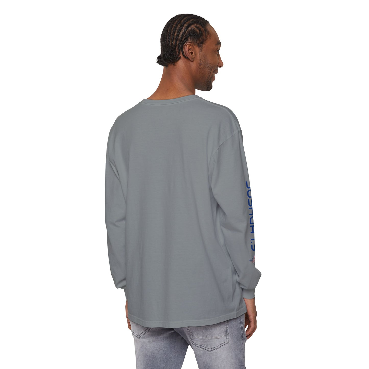 Man of God Graphic Long Sleeve Shirt | Christian Faith Message