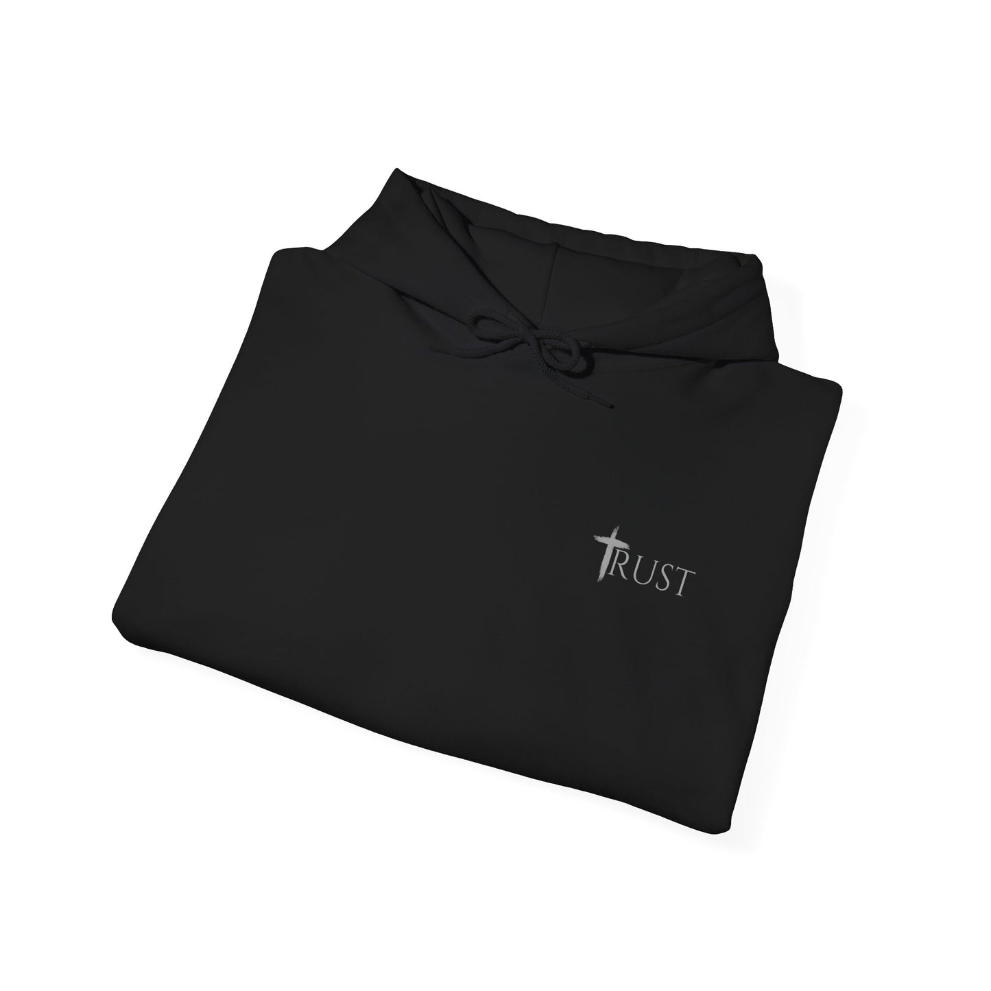 Christian Faith Hooded Sweatshirt, Trust Angels Design, Spiritual Gift, Unisex Clothing, Perfect for Church and Holidays