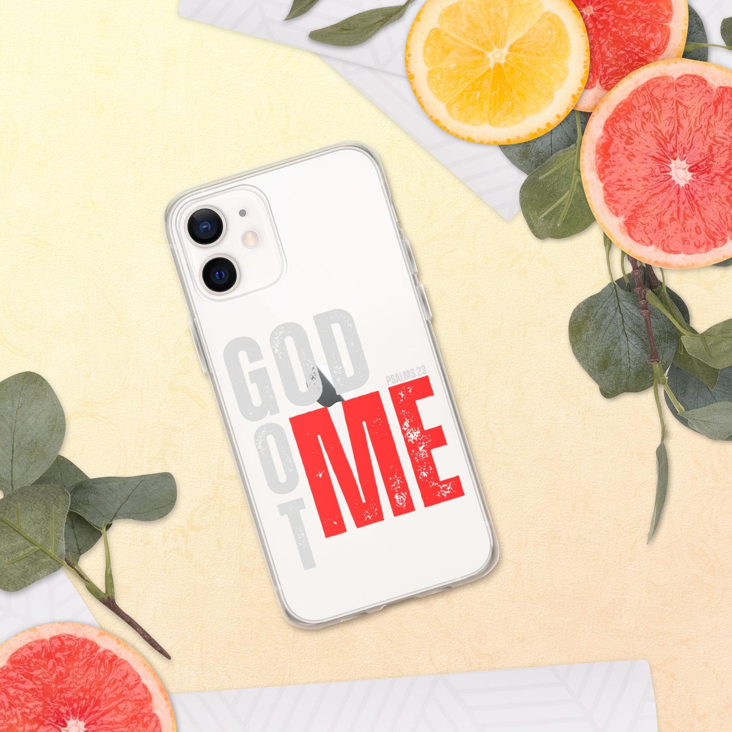 GOD GOT ME - Psalm 23 Clear Case for iPhone, God with Me Case, Designer phone case