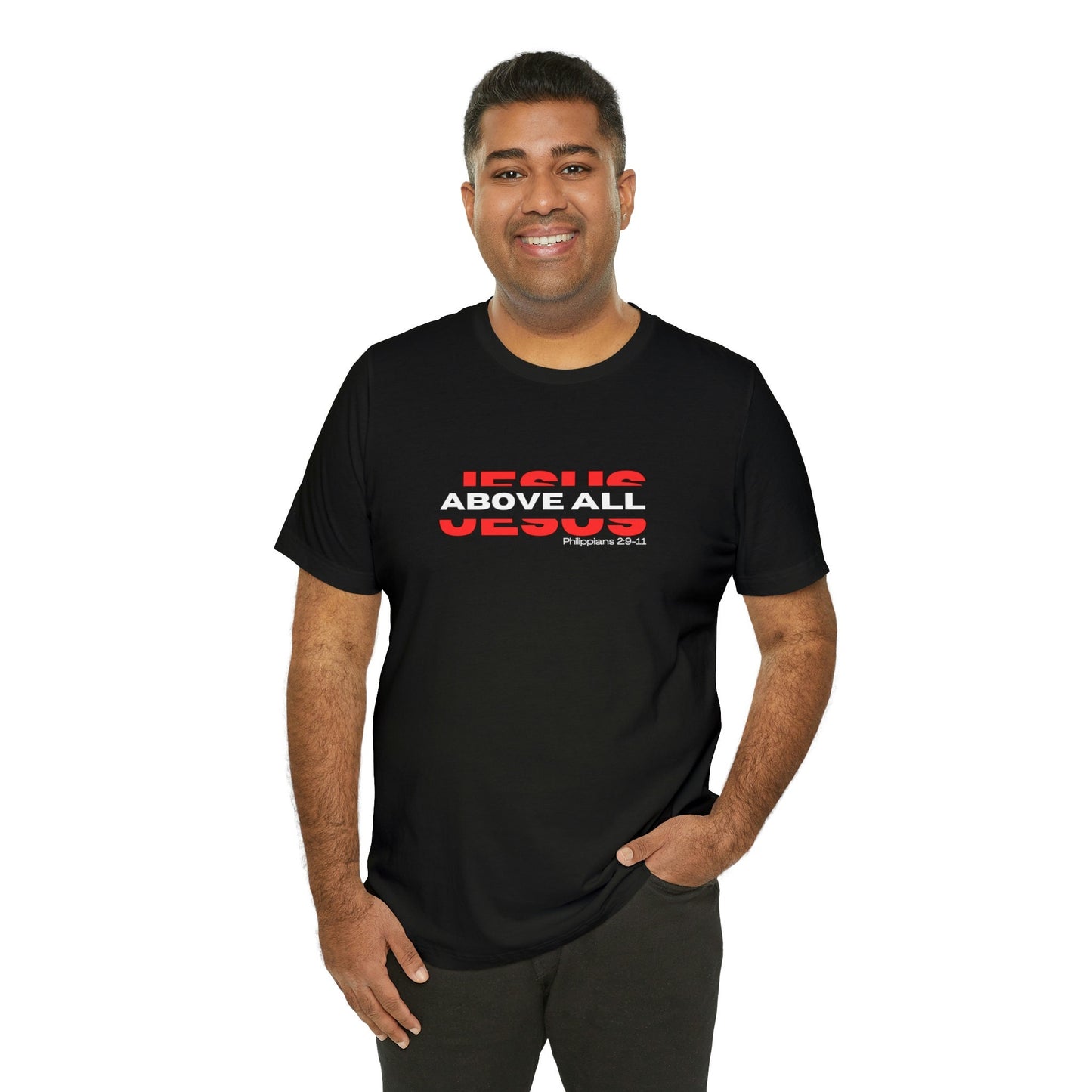 Jesus Above All Shirt | Jesus Shirt | Name Above all | Christian Apparel | Jesus Name Above Shirt | Jesus Above All Name (Black)