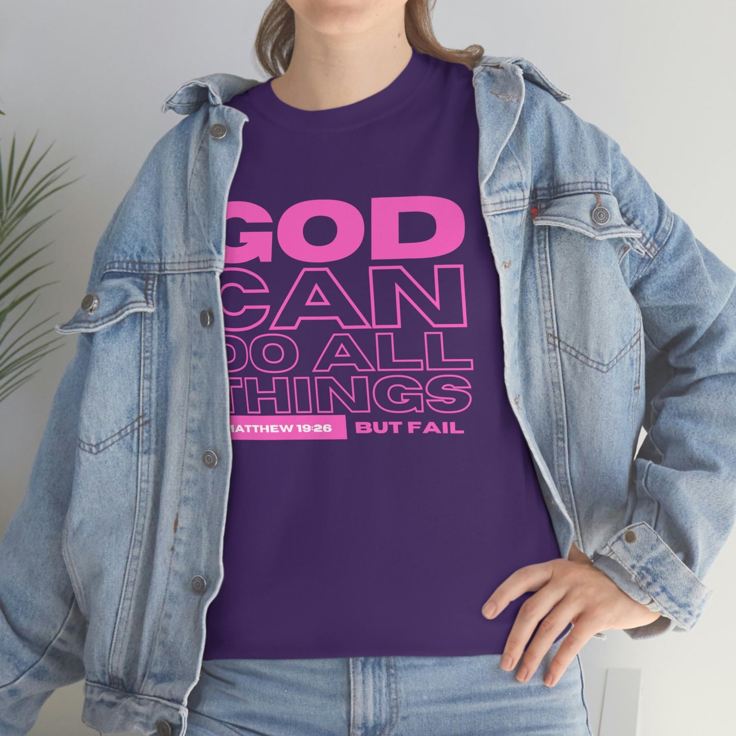 God Can Do All Things Tshirt, God Can Tshirt, Do All Things Tshirt, Can Do all, Christian Apparel, Men/Women Tshirt, Unisex Heavy Cotton Tee