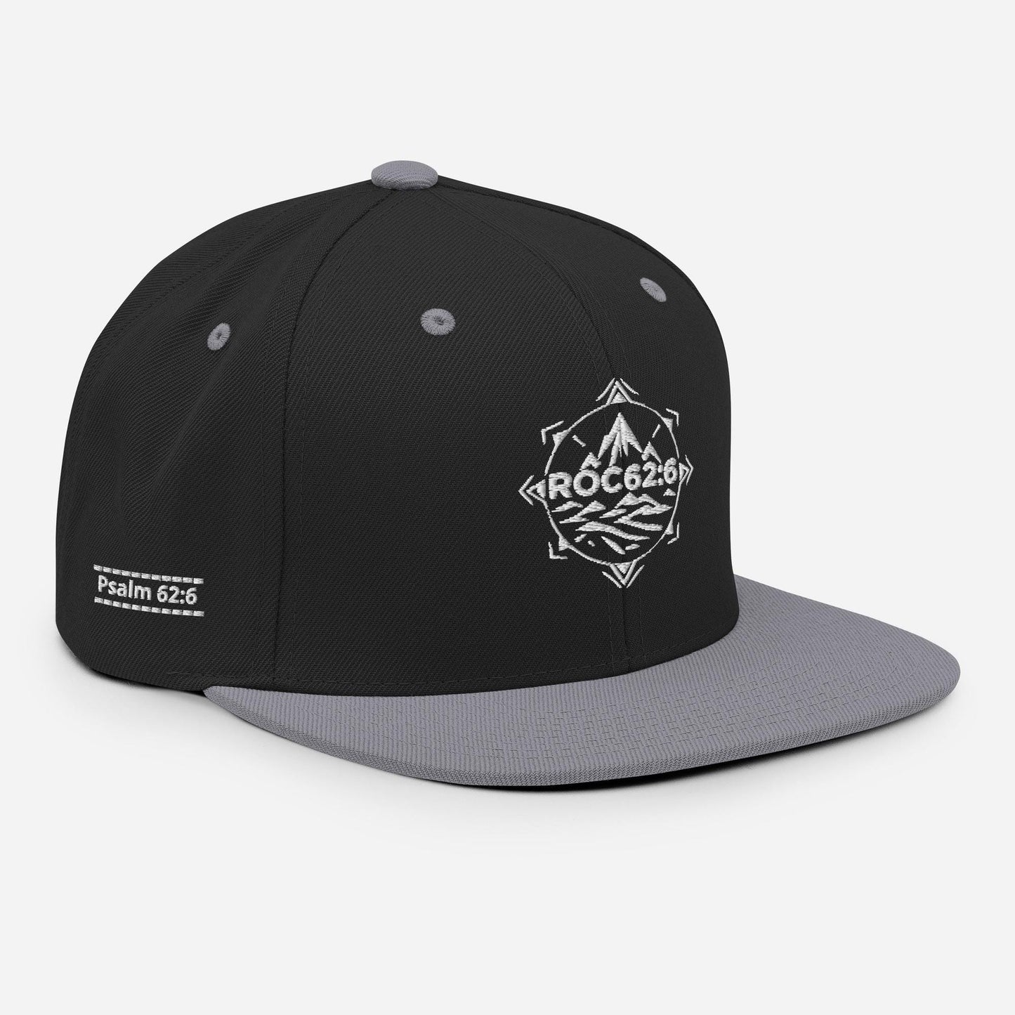 ROC62:6 White Emblem Snapback Hat Merch