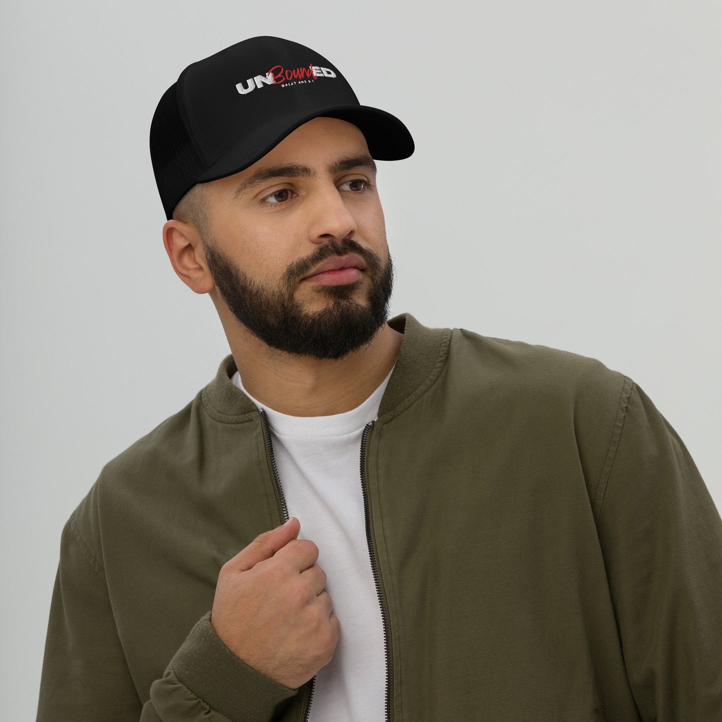 UNBoundED Trucker Cap | Christian Apparel | Scripture Hat | Inspirational Apparel | Motivational Apparel | Christian Hat | God Trucker Cap