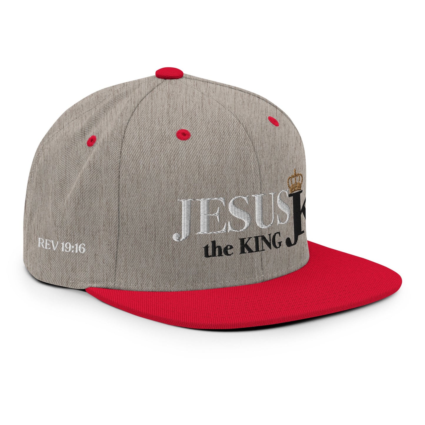 Jesus the King Snapback Hat, King Jesus Hat, Jesus King Cap, JK Snapback hat, Jesus King Hat