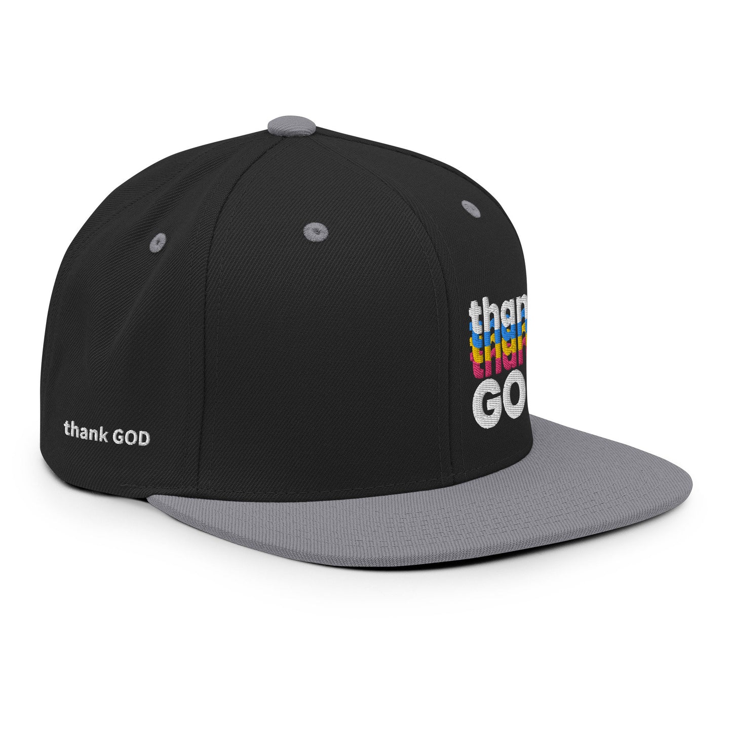 Thank God Hat, Thankful Hat, Christian Apparel, Thank God Snapcap, Thank God Snapback Hat