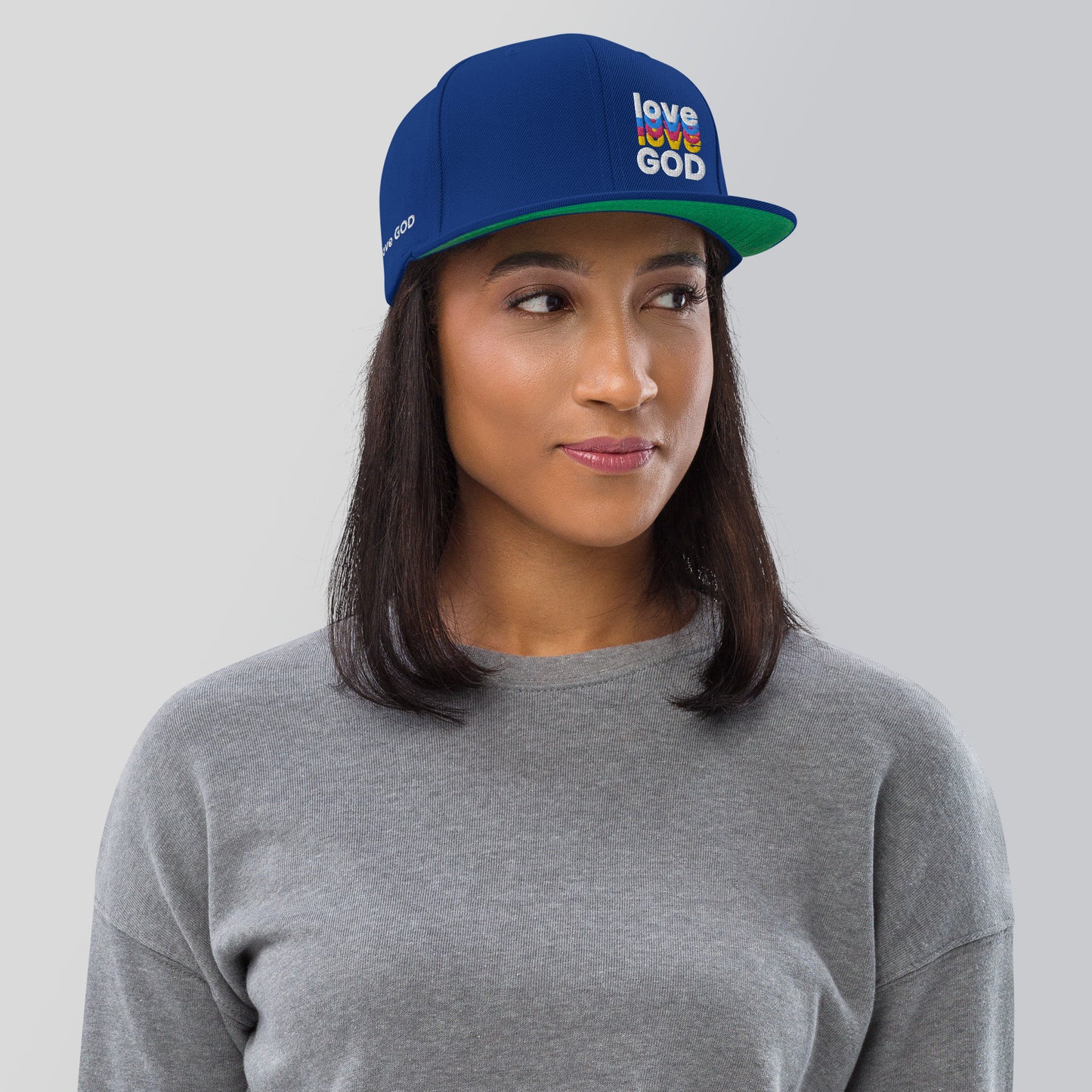 Love God Hat, Love Hat, Christian Apparel, Men Women Love God Hat, Love God Snapcap, Love God Snapback Hat