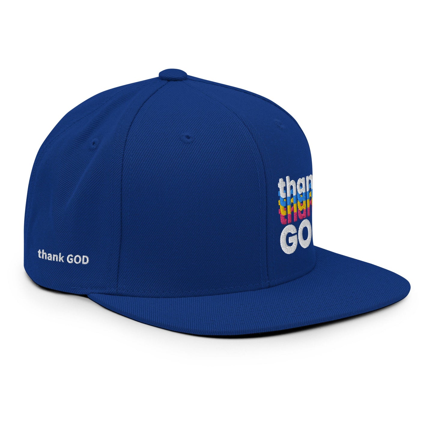 Thank God Hat, Thankful Hat, Christian Apparel, Thank God Snapcap, Thank God Snapback Hat
