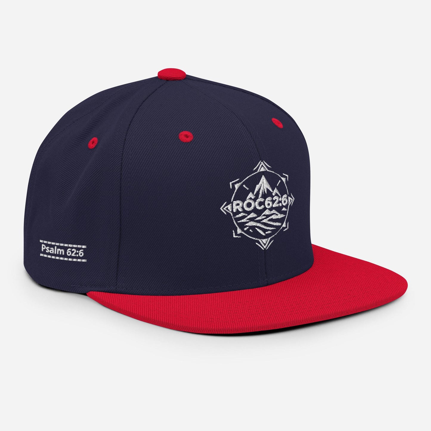 ROC62:6 White Emblem Snapback Hat Merch