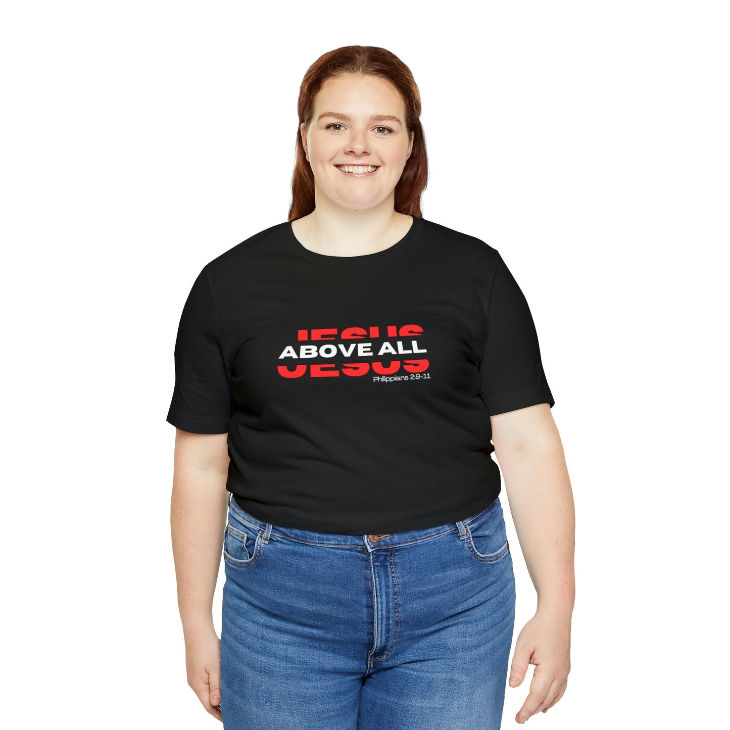 Jesus Above All Shirt | Jesus Shirt | Name Above all | Christian Apparel | Jesus Name Above Shirt | Jesus Above All Name (Black)