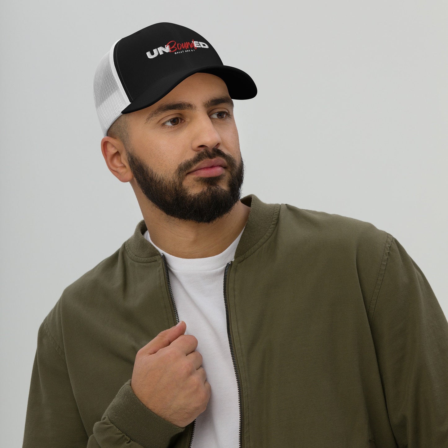UNBoundED Trucker Cap | Christian Apparel | Scripture Hat | Inspirational Apparel | Motivational Apparel | Christian Hat | God Trucker Cap