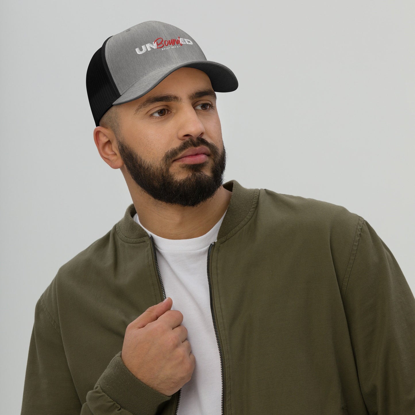 UNBoundED Trucker Cap | Christian Apparel | Scripture Hat | Inspirational Apparel | Motivational Apparel | Christian Hat | God Trucker Cap