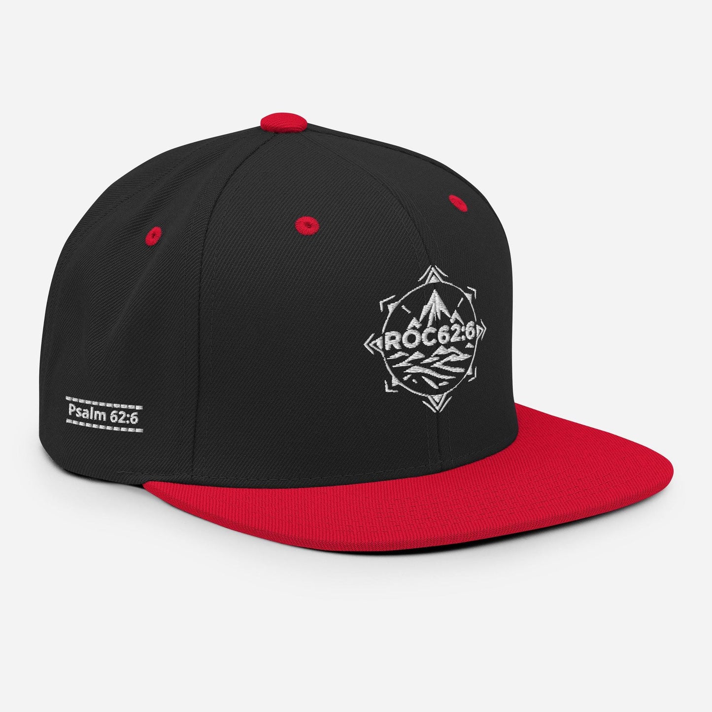 ROC62:6 White Emblem Snapback Hat Merch
