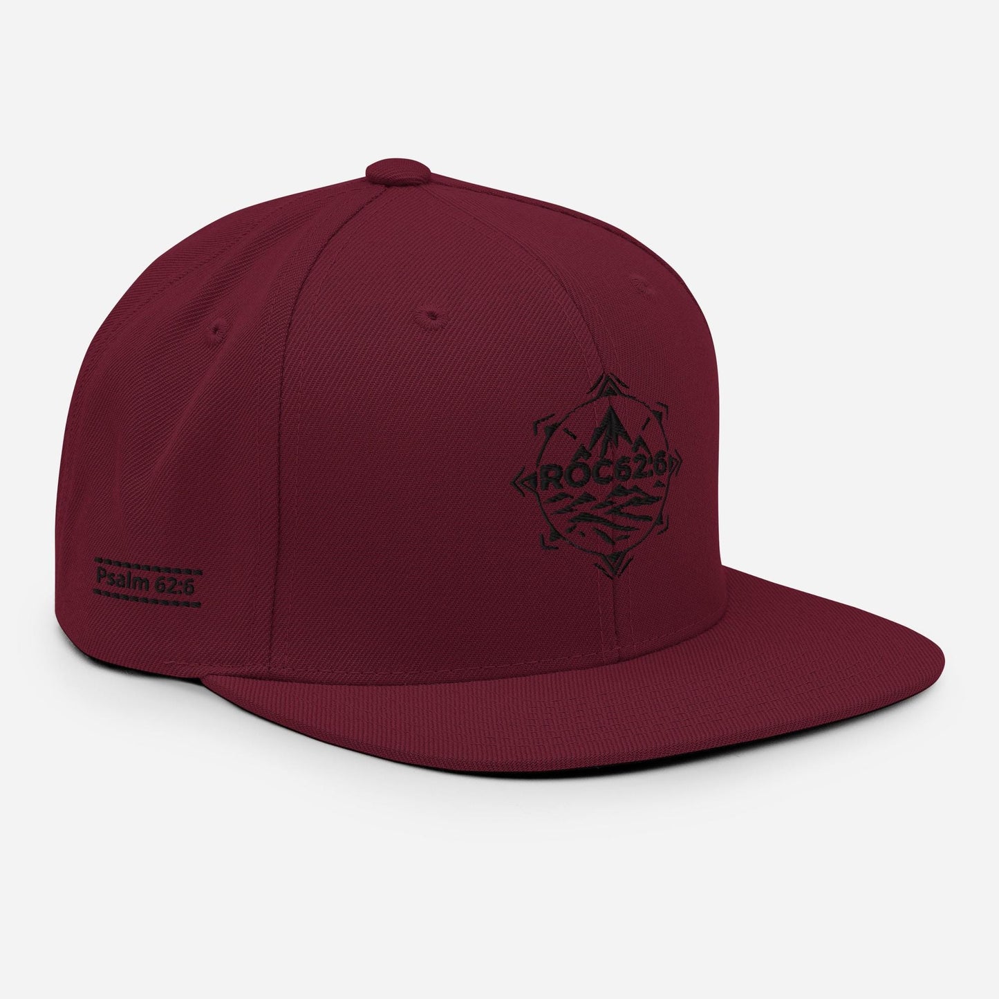 ROC626 Black Emblem Snapback Hat Merch