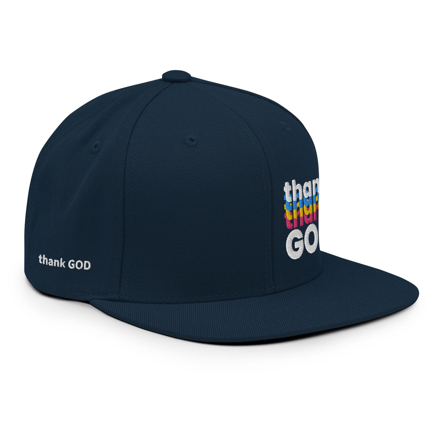 Thank God Hat, Thankful Hat, Christian Apparel, Thank God Snapcap, Thank God Snapback Hat