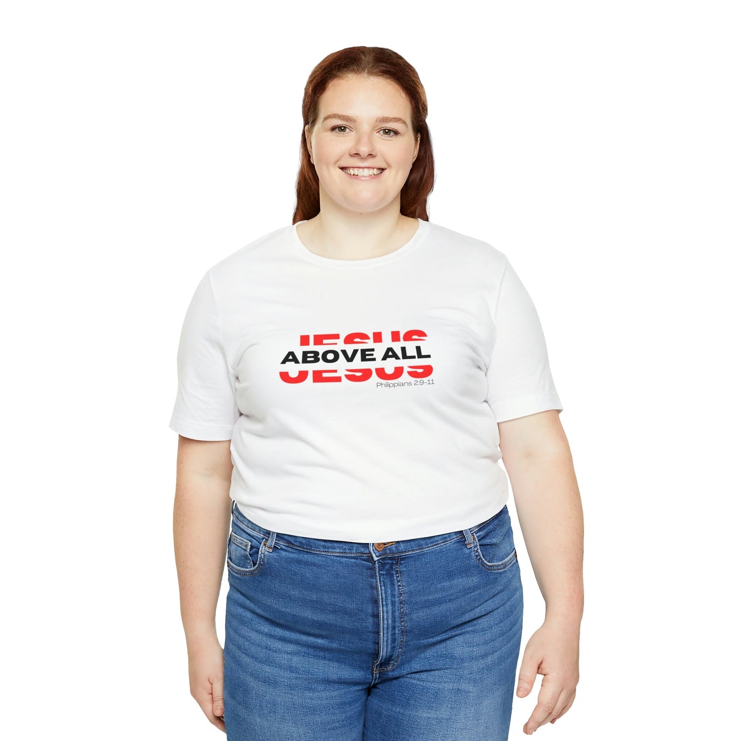 Jesus Above All Shirt | Jesus Shirt | Name Above all | Christian Apparel | Jesus Name Above Shirt | Jesus Above All Name (White)
