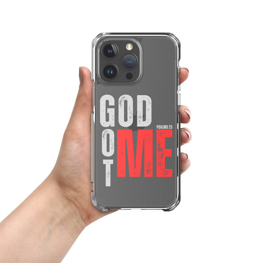 GOD GOT ME - Psalm 23 Clear Case for iPhone, God with Me Case, Designer phone case